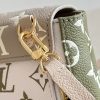 M81351 LV TINY 双肩包 Monogram压纹软粒面牛皮女士背包 绿色