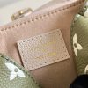 M81351 LV TINY 双肩包 Monogram压纹软粒面牛皮女士背包 绿色