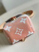 M45764 LV TINY 双肩包 Monogram 涂层帆布女士背包 粉色