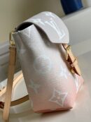 M45764 LV TINY 双肩包 Monogram 涂层帆布女士背包 粉色