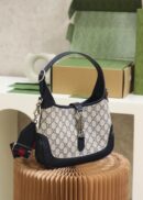 678843 Gucci Jackie 1961系列小号GG肩背包 Gucci2022新款女包 海蓝色