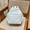 6726091 YSL圣罗兰JOE BACKPACK 双肩包 羊皮背包 白色
