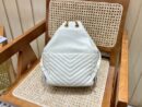 6726091 YSL圣罗兰JOE BACKPACK 双肩包 羊皮背包 白色