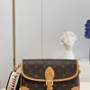 M45985 LV DIANE 手袋 LV法棍包 中古包系列女包 黑色肩带