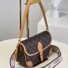 M45985 LV DIANE 手袋 LV法棍包 中古包系列女包 黑色肩带