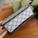 658572 Gucci 饰互扣式双G迷你手袋 GG背包 Gucci复古相机包 蓝色