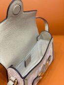 699296 Gucci Gucci马衔扣1955系列迷你手袋 Gucci迷你斜挎包 白色