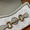 699296 Gucci Gucci马衔扣1955系列迷你手袋 Gucci迷你斜挎包 白色