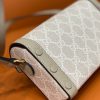 699296 Gucci Gucci马衔扣1955系列迷你手袋 Gucci迷你斜挎包 白色