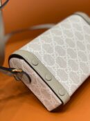 699296 Gucci Gucci马衔扣1955系列迷你手袋 Gucci迷你斜挎包 白色