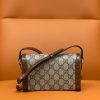 699296 Gucci Gucci马衔扣1955系列迷你手袋 Gucci迷你斜挎包 乌木色
