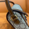 699296 Gucci Gucci马衔扣1955系列迷你手袋 Gucci迷你斜挎包 乌木色