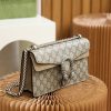 499623 Gucci Dionysus系列GG小号肩背包 Gucci酒神包 棕色