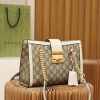 1653875276210051.jpg 498156 Gucci Padlock系列小号GG肩背包 白色皮边