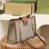 1653875346821166.jpg 498156 Gucci Padlock系列小号GG肩背包 棕色皮边