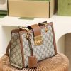 1653875347118713.jpg 498156 Gucci Padlock系列小号GG肩背包 棕色皮边