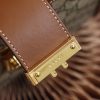 1653875348145998.jpg 498156 Gucci Padlock系列小号GG肩背包 棕色皮边