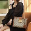1653875349213616.jpg 498156 Gucci Padlock系列小号GG肩背包 棕色皮边