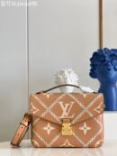 M46018 LV Pochette Metis 手袋 刺绣邮差包 橙色