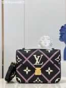 M46028 LV Pochette Metis 手袋 刺绣邮差包 黑色