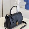 M45976 LV MADELEINE 中号手袋 压纹皮革手提单肩包 黑色