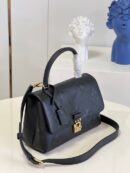 M45976 LV MADELEINE 中号手袋 压纹皮革手提单肩包 黑色