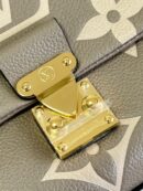 M46041 LV MADELEINE 中号手袋 压纹皮革手提单肩包 卡其色