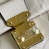 M46008 LV MADELEINE BB 手袋 双色压纹粒面牛皮手提单肩包 白色