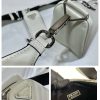 1BH190 普拉达Prada Triangle 皮革三角包 Prada女包 白色
