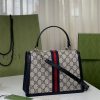 1654816228147379.jpg 651055 古驰Gucci Ophidia系列GG小号手提包 蓝色皮革滚边