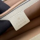 651055 古驰Gucci Ophidia系列织带皮革小号手提包 白色