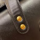 627323 Gucci Horsebit 1955小号马衔扣手提包 复古风格织纹皮革 黑色