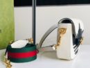 658574 adidas x Gucci Horsebit 1955系列迷你手袋 Gucci马鞍包 白色皮革