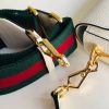 658574 adidas x Gucci Horsebit 1955系列迷你手袋 Gucci马鞍包 白色皮革