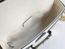 658574 adidas x Gucci Horsebit 1955系列迷你手袋 Gucci马鞍包 白色皮革