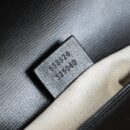 658574 Gucci 马衔扣1955系列GG迷你手袋 Gucci马鞍包 黑色皮革
