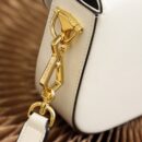 658574 Gucci 马衔扣1955系列GG迷你手袋 Gucci马鞍包 白色皮革