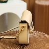 658574 Gucci 马衔扣1955系列迷你手袋 Gucci马鞍包 米色皮革
