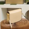 658574 Gucci 马衔扣1955系列迷你手袋 Gucci马鞍包 米色皮革
