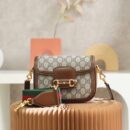 658574 Gucci 马衔扣1955系列GG迷你手袋 Gucci马鞍包 棕色