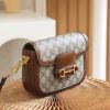 658574 Gucci 马衔扣1955系列GG迷你手袋 Gucci马鞍包 棕色