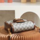 658574 Gucci 马衔扣1955系列GG迷你手袋 Gucci马鞍包 棕色
