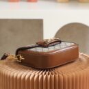 658574 Gucci 马衔扣1955系列GG迷你手袋 Gucci马鞍包 棕色
