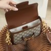 658574 Gucci 马衔扣1955系列GG迷你手袋 Gucci马鞍包 棕色