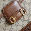 658574 Gucci 马衔扣1955系列GG迷你手袋 Gucci马鞍包 棕色