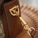 658574 Gucci 马衔扣1955系列GG迷你手袋 Gucci马鞍包 棕色