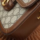658574 Gucci 马衔扣1955系列GG迷你手袋 Gucci马鞍包 棕色