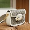 658574 Gucci 马衔扣1955系列GG迷你手袋 Gucci马鞍包 白色