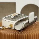 658574 Gucci 马衔扣1955系列GG迷你手袋 Gucci马鞍包 白色