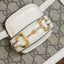 658574 Gucci 马衔扣1955系列GG迷你手袋 Gucci马鞍包 白色